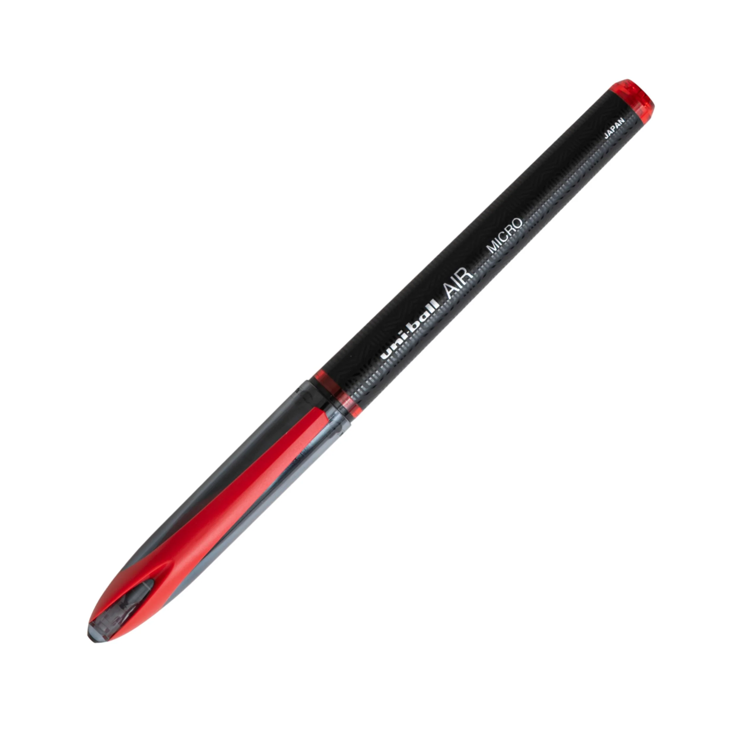 Uni-ball Air ローラーボール レッドインク ボールペン - ブラック - 0.5mm