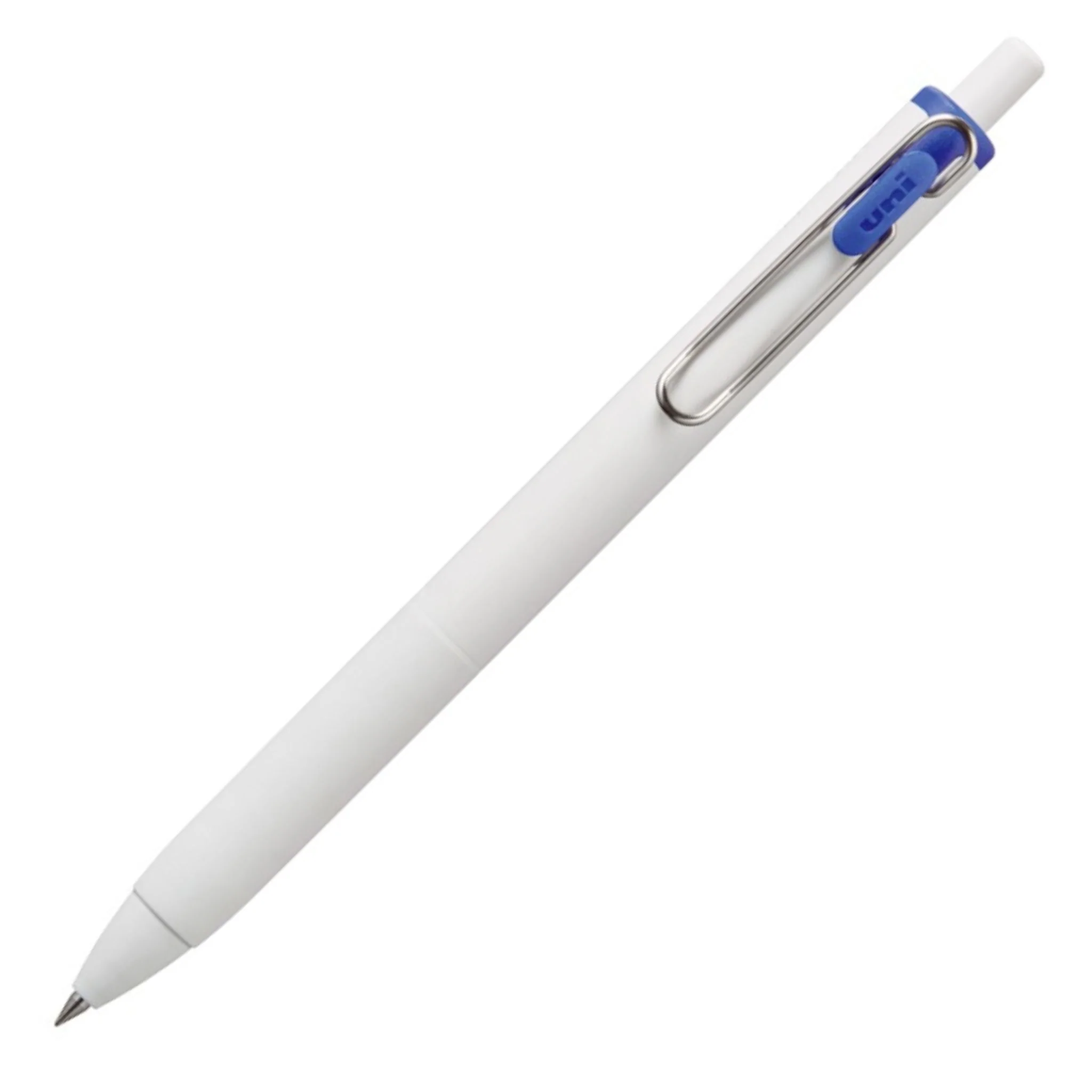 Uni-ball One ブルーインク ゲルボールペン - ホワイト - 0.38mm