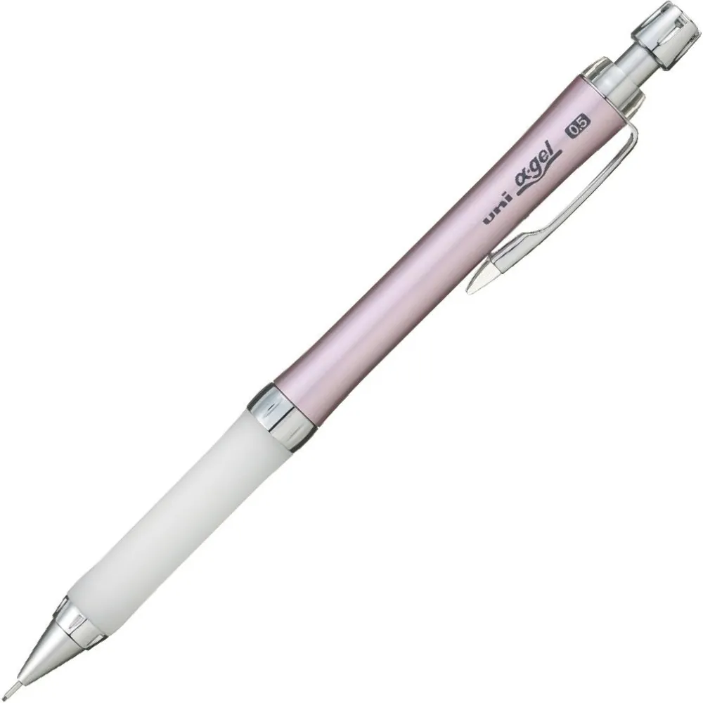 Uni アルファゲル スリム シャープペンシル - ノーブルピンク - 0.5mm - ソフトグリップ