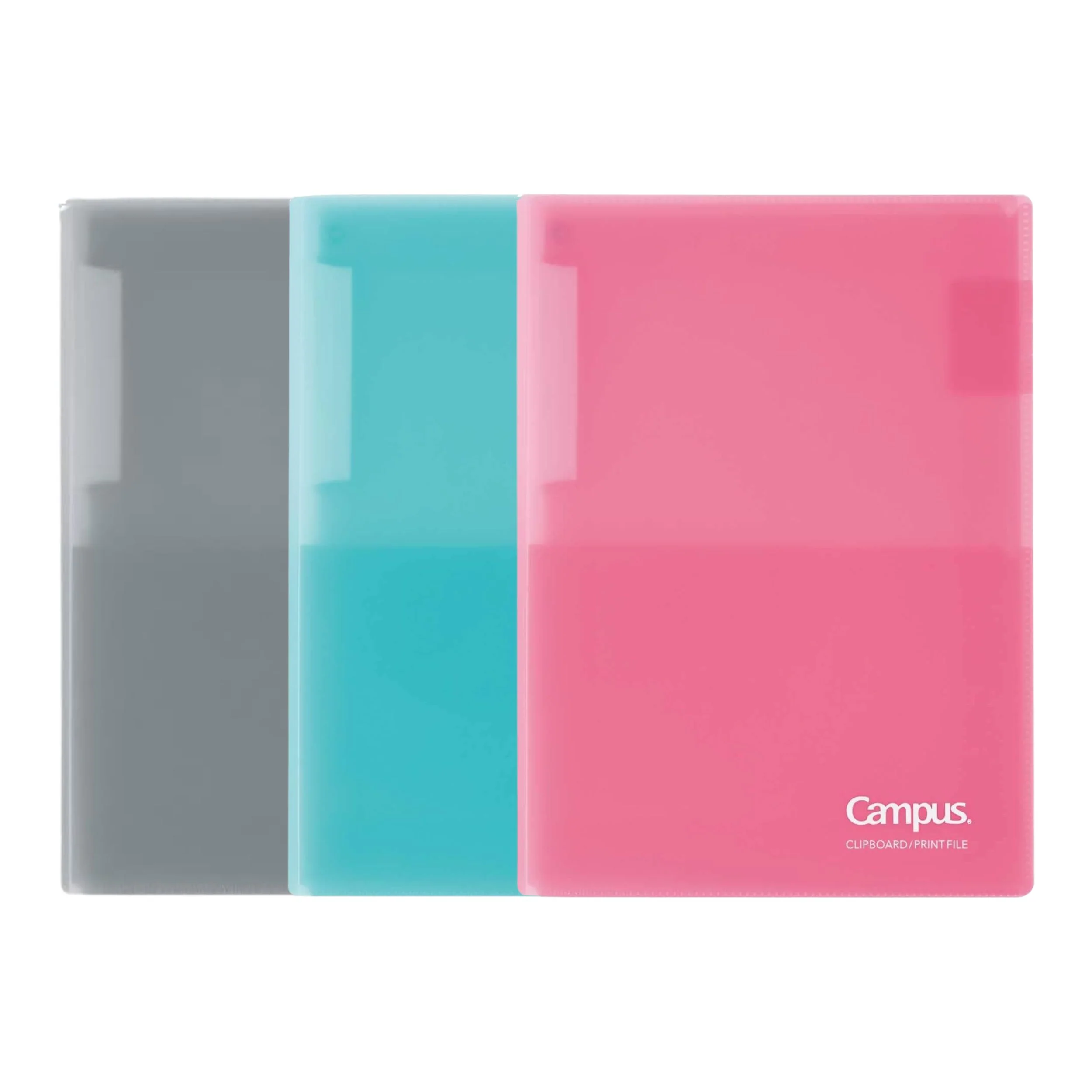 Campus クリップボードファイル A4 - 3色セット