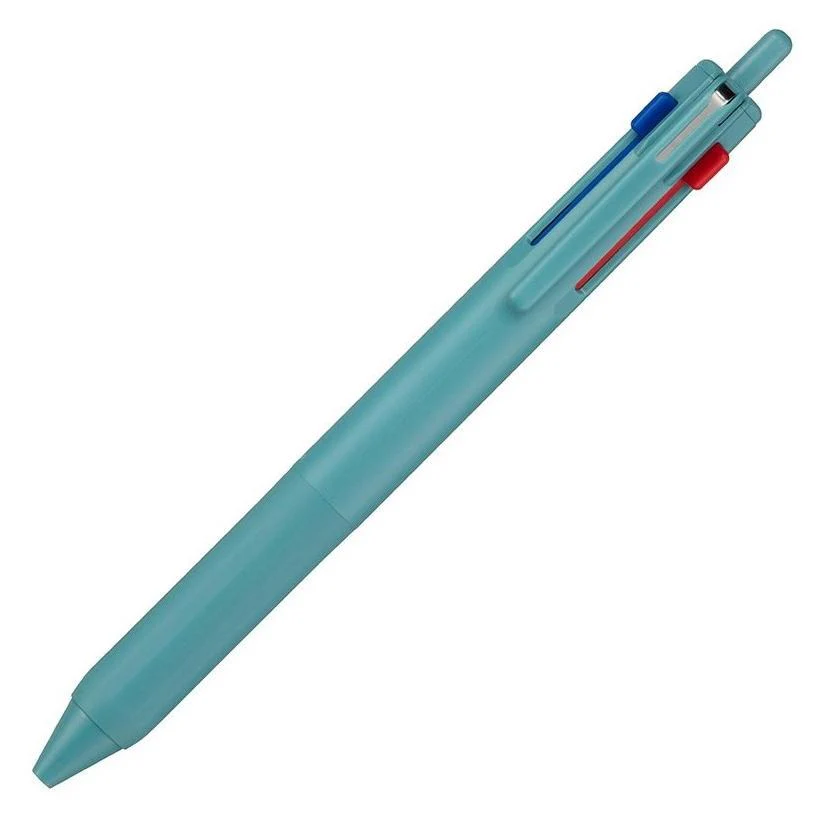 Uni Jetstream 3色 ボールペン - フォレストブルー - 0.5mm
