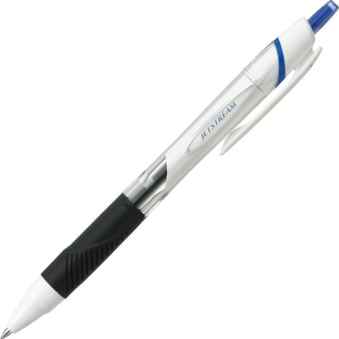 Uni Jetstream スタンダード ボールペン - ホワイト - ブルーインク - 0.5mm