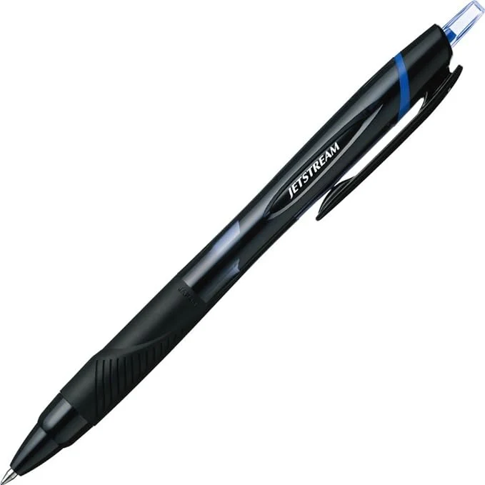 Uni Jetstream ブルーインク ボールペン - ブラック - 0.7mm