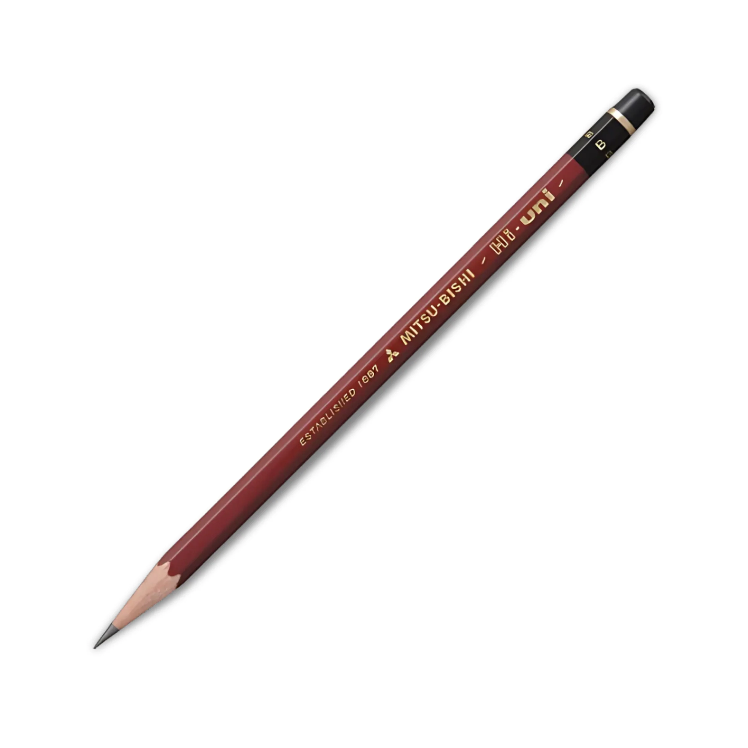 ハイユニ 鉛筆 - B - 12 pcs.