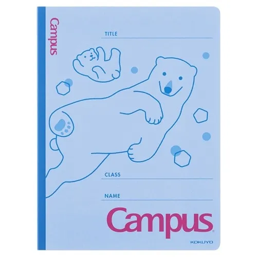 Campus フラットファイル - ブルー