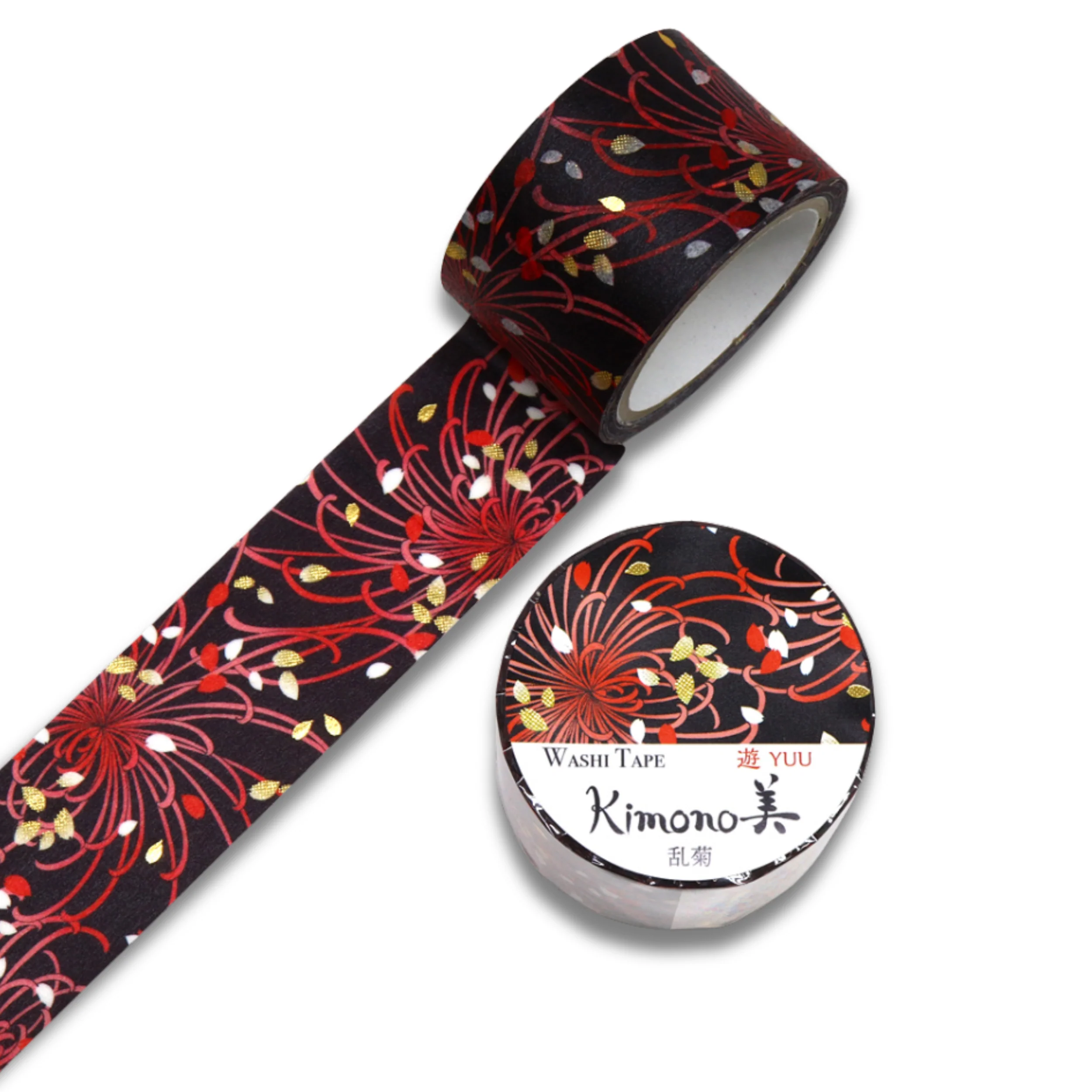 マスキングテープ - 乱菊（大） - Kimono-bi