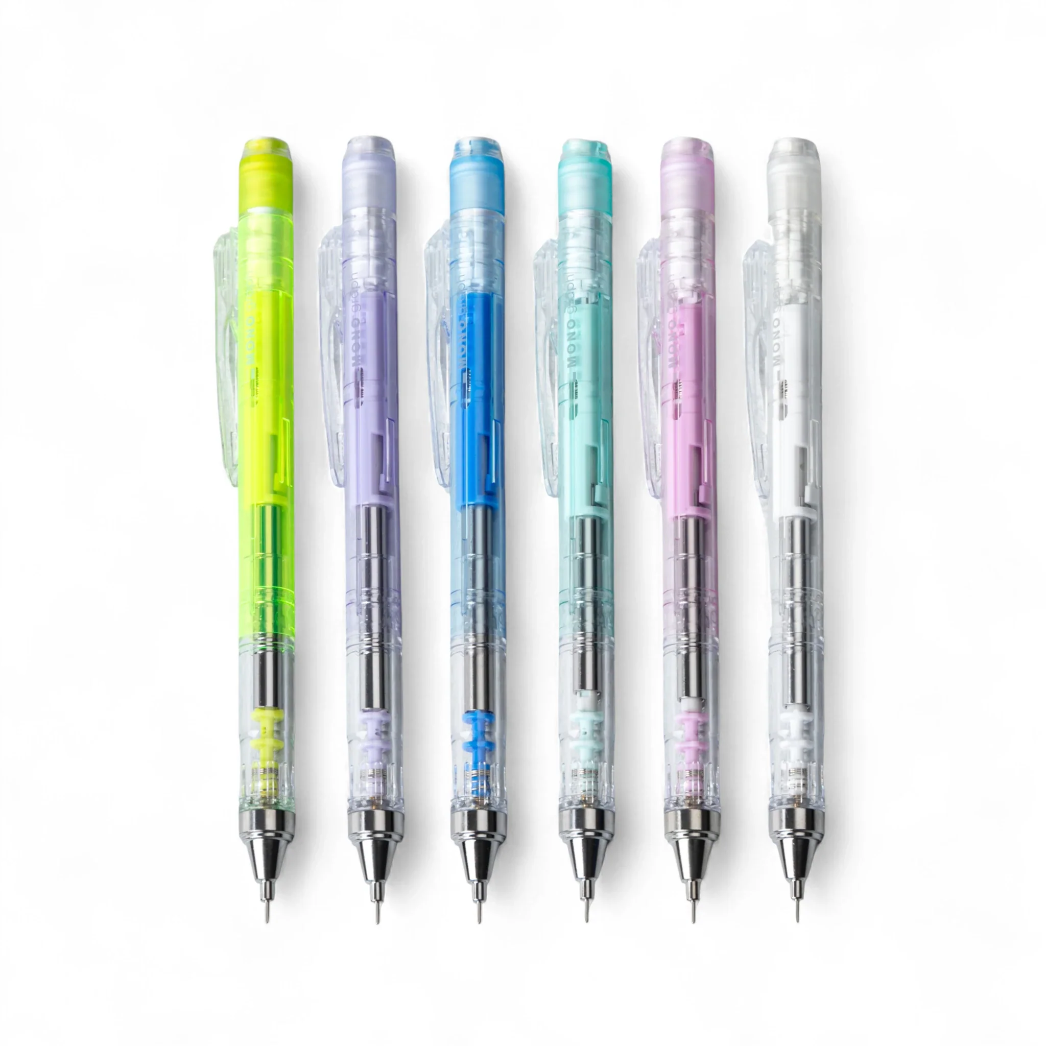 Tombow モノグラフ クリア シャープペンシル 全色セット
