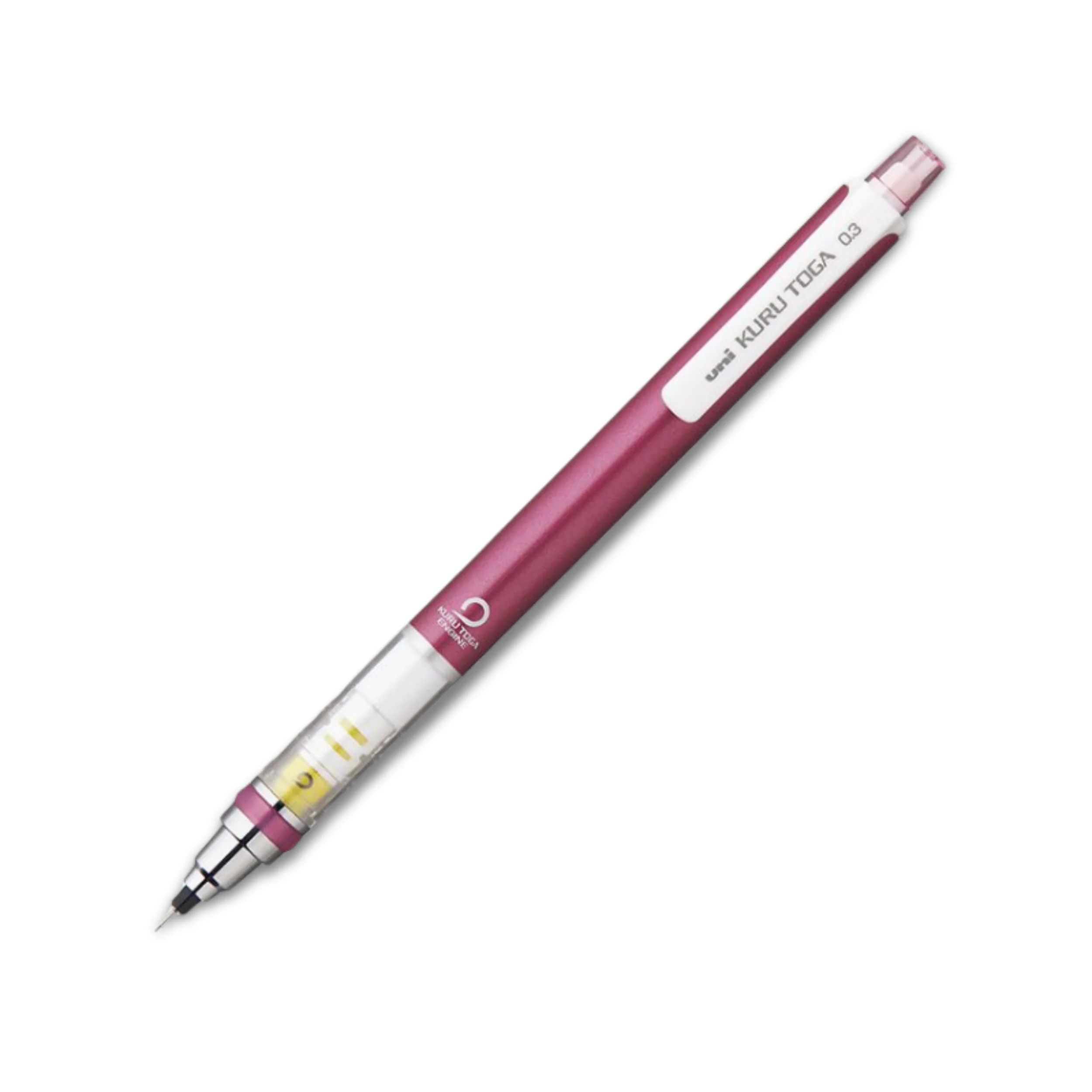 Uni Kuru Toga スタンダードモデル シャープペンシル 0.3 - ピンク