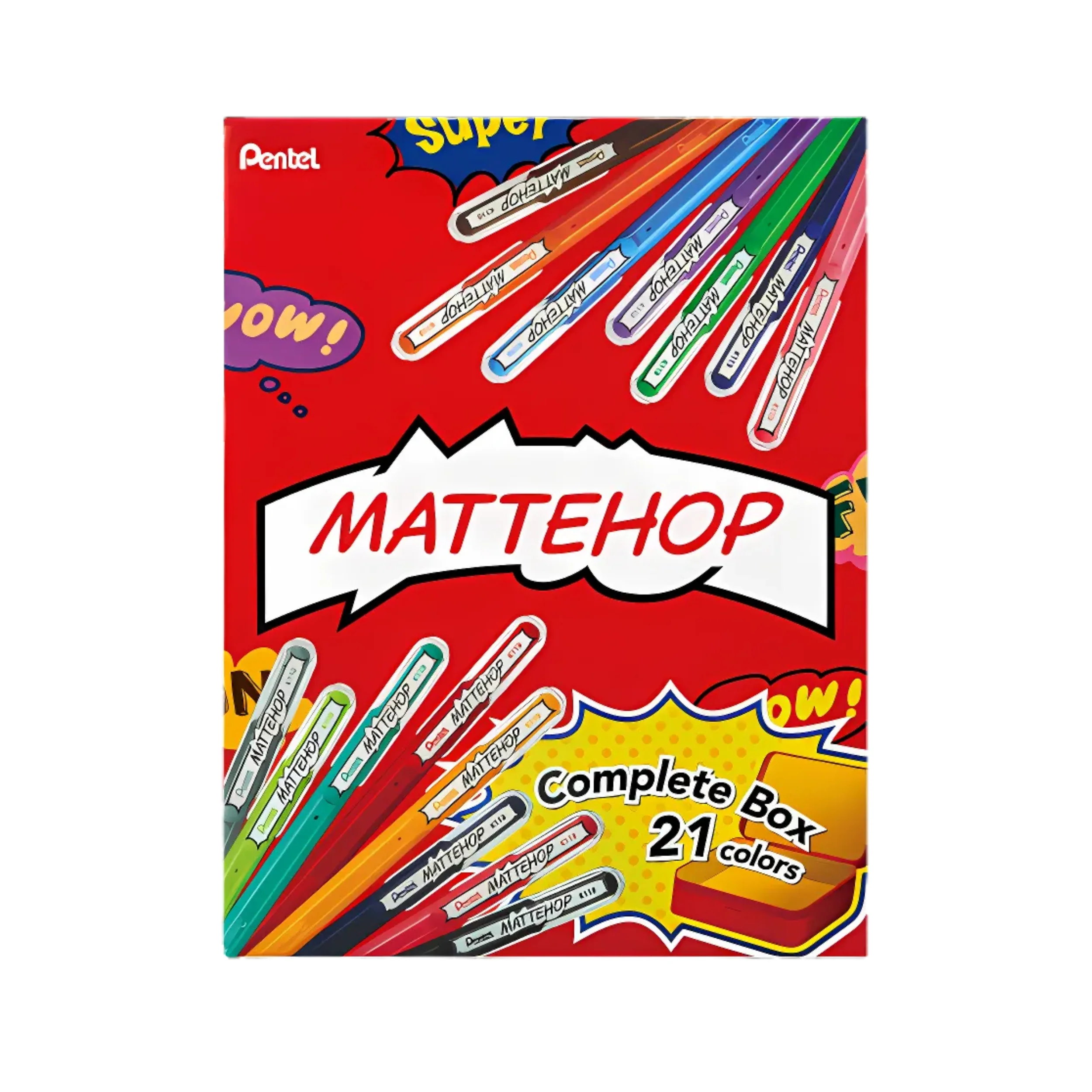 マットホップ ジェルインクペン 21本セット