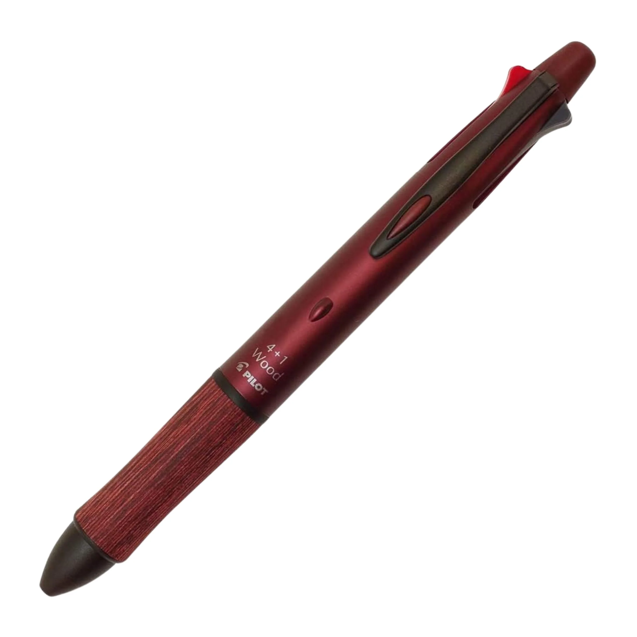 Pilot 4+1 ウッド 多機能ペン - ボルドー